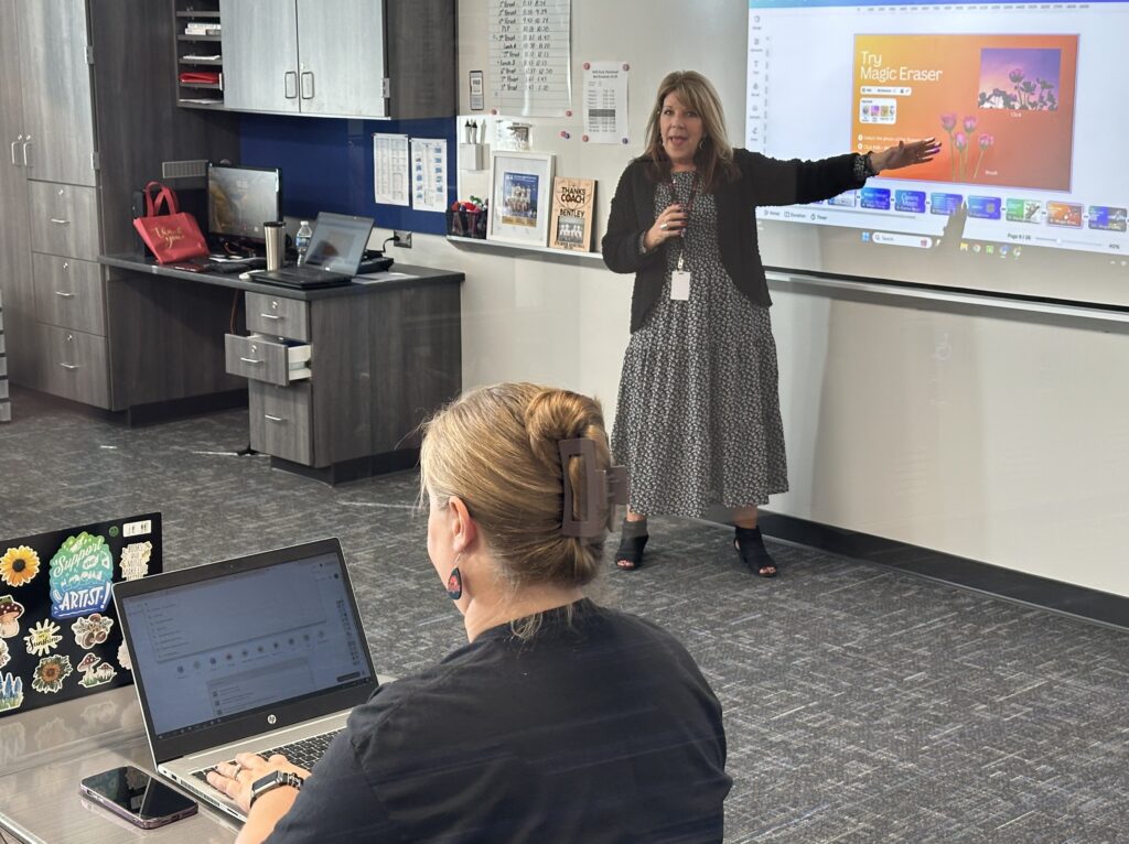 Teachers Explaining from a Workbook
